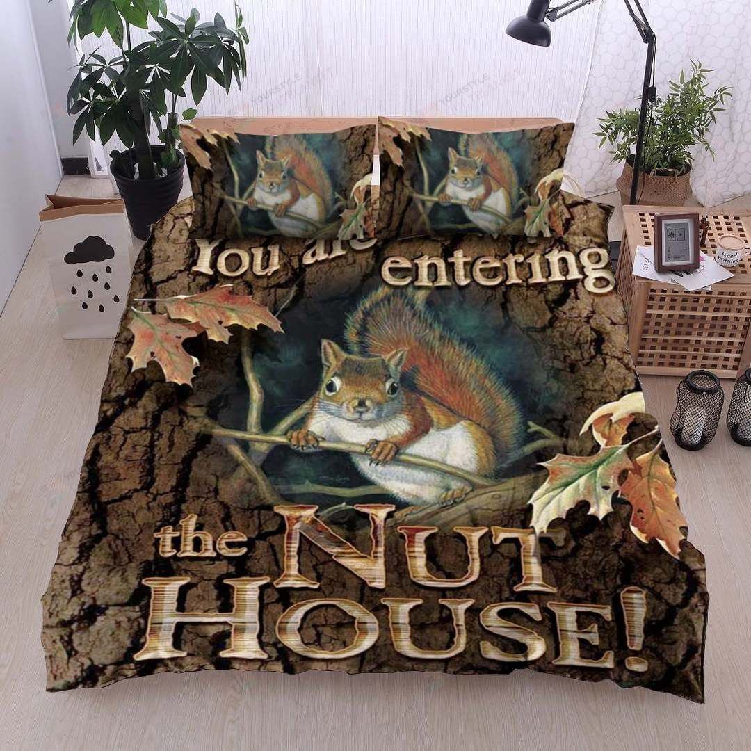 Squirrel Cotton Bed Sheets Spread Comforter Duvet Cover Bedding Sets