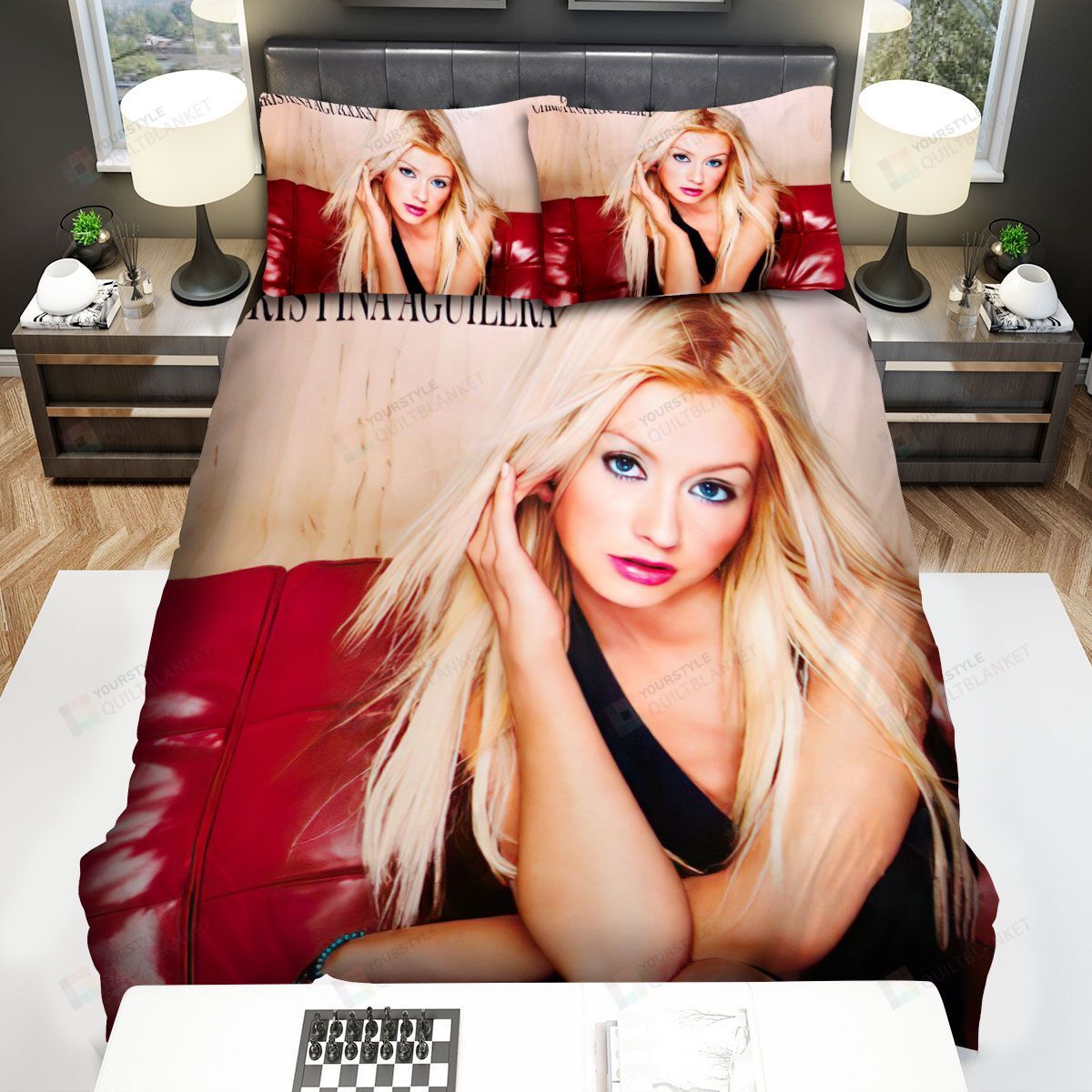 Christina Aguilera Bed Sheets Spread Comforter Duvet Cover Bedding Sets