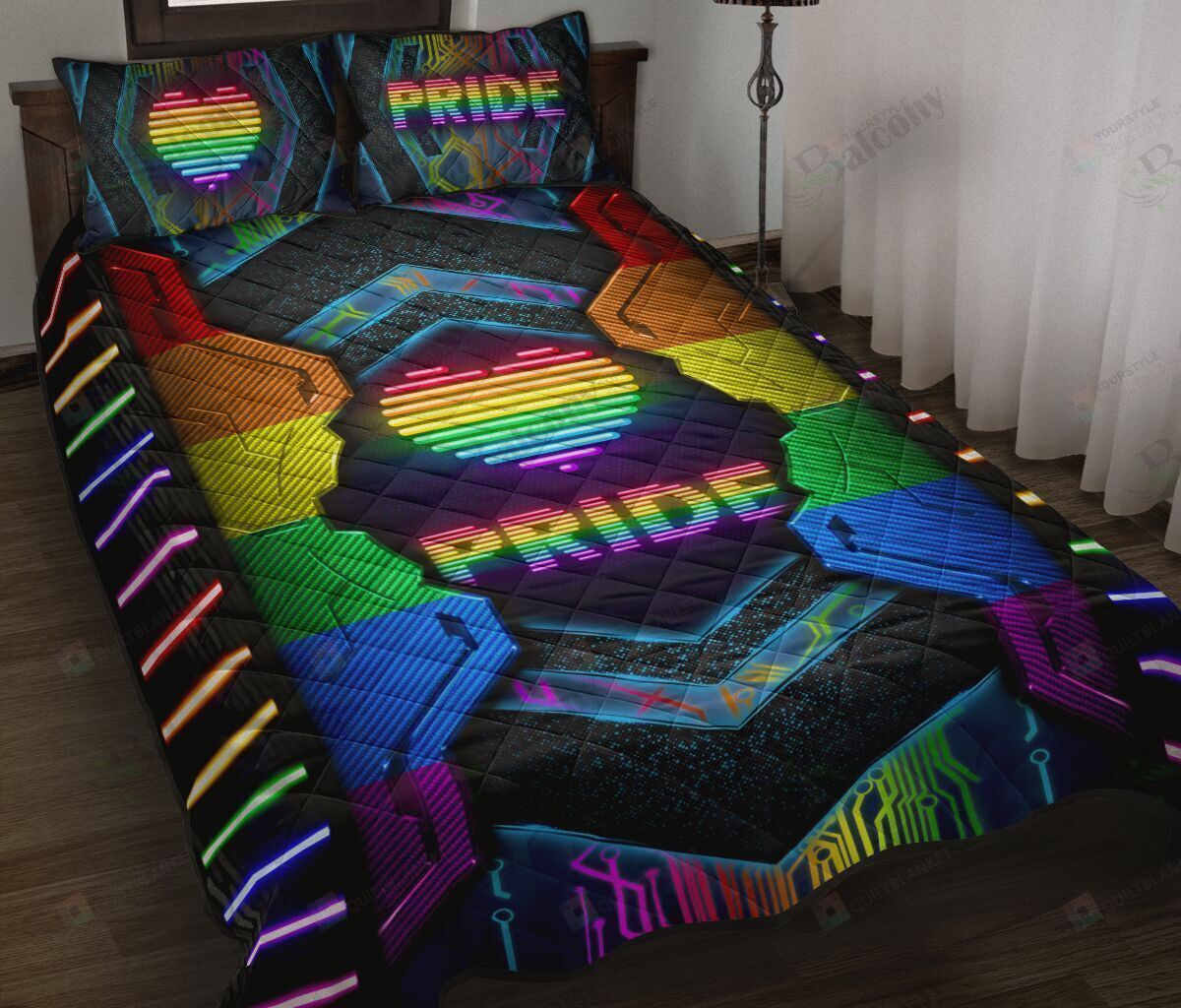 LGBT Pride Quilt Bedding Set