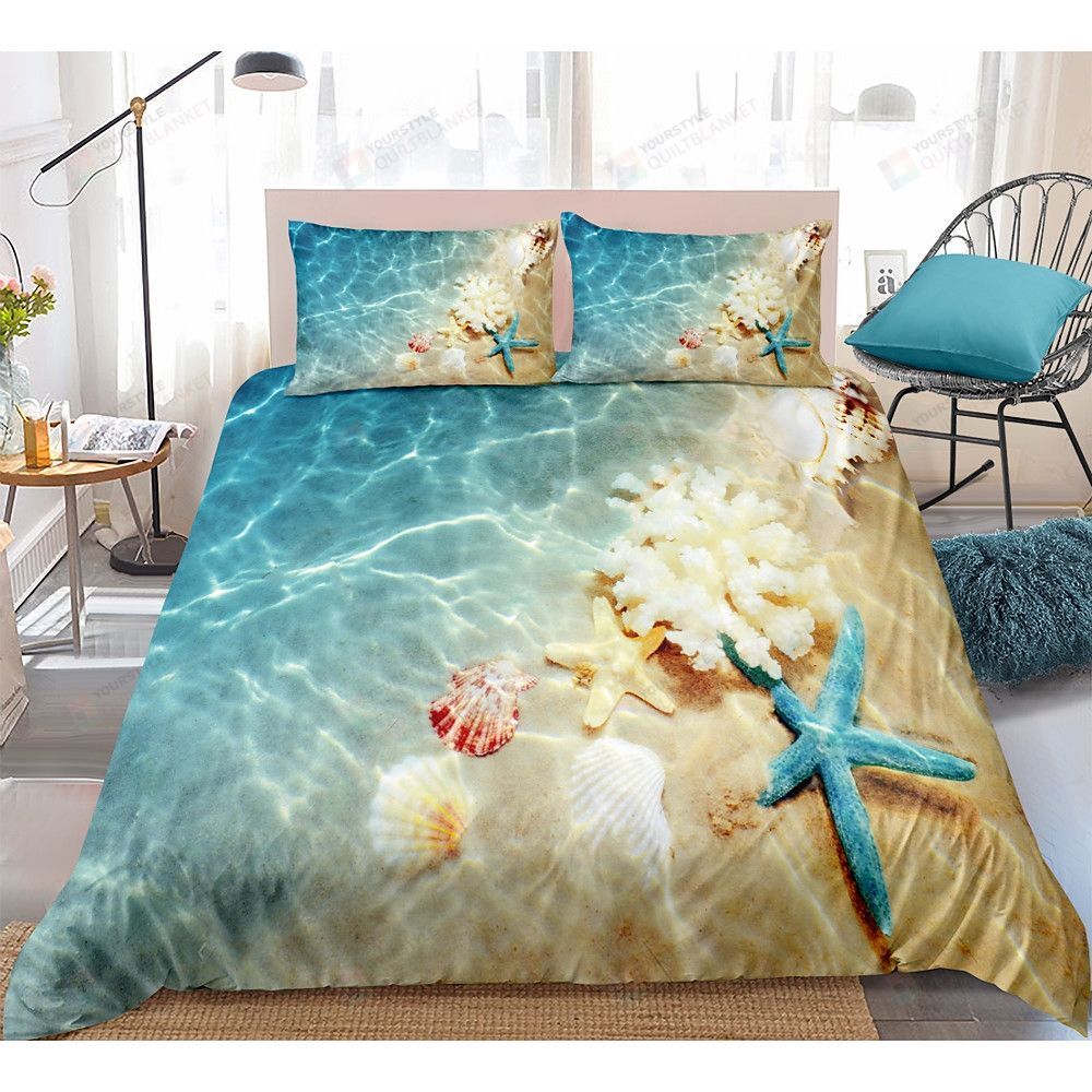 Beach  Bedding Set  Bed Sheets Spread Comforter Duvet Cover Bedding Sets