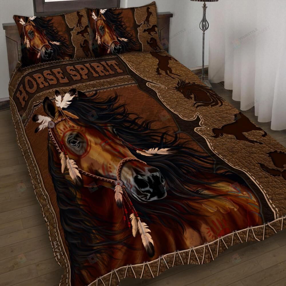 Horse Spirit Quilt Bedding Set