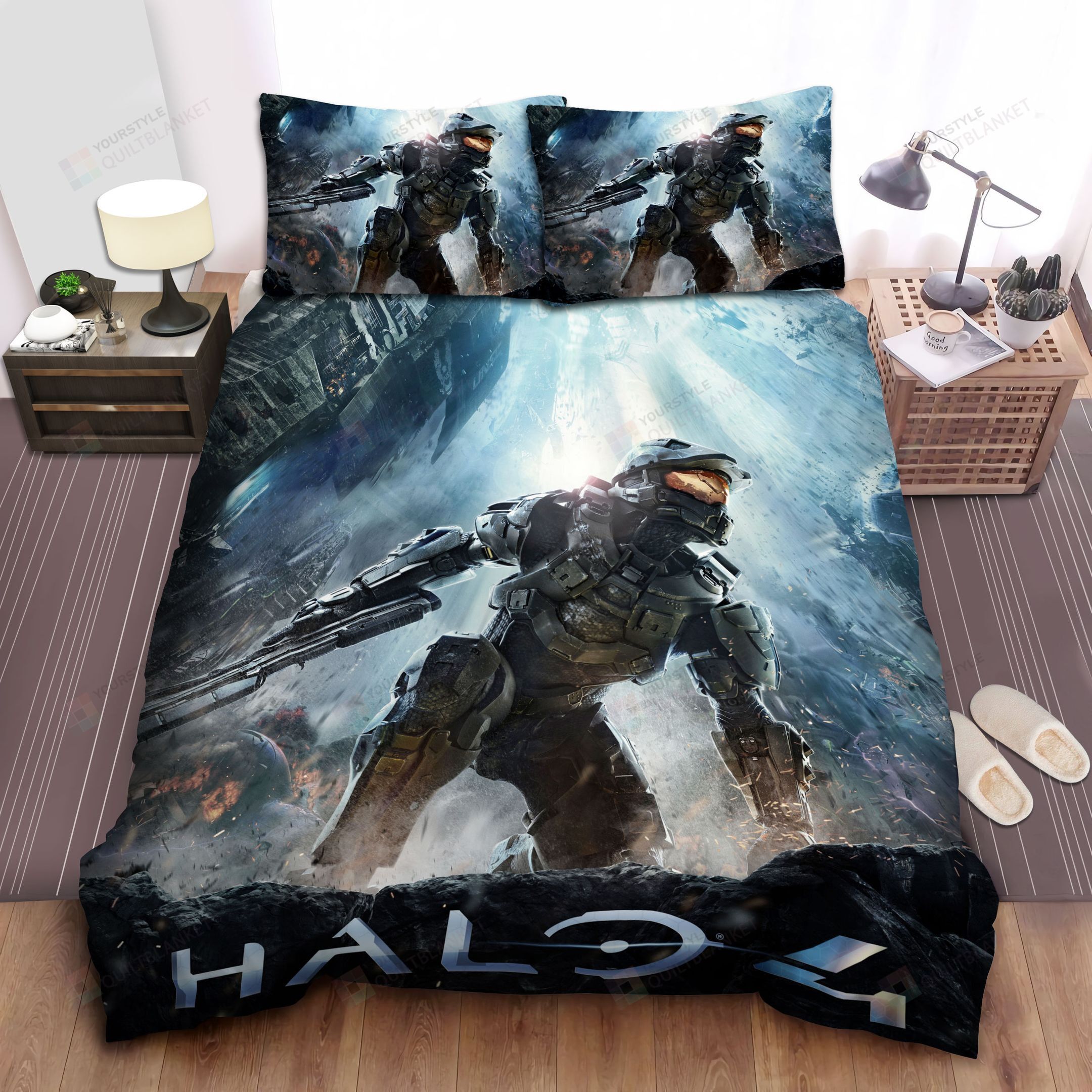 Halo 4 Bed Sheets Spread Comforter Duvet Cover Bedding Sets
