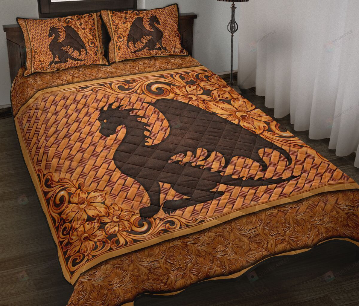 Dragon Quilt Bedding Set