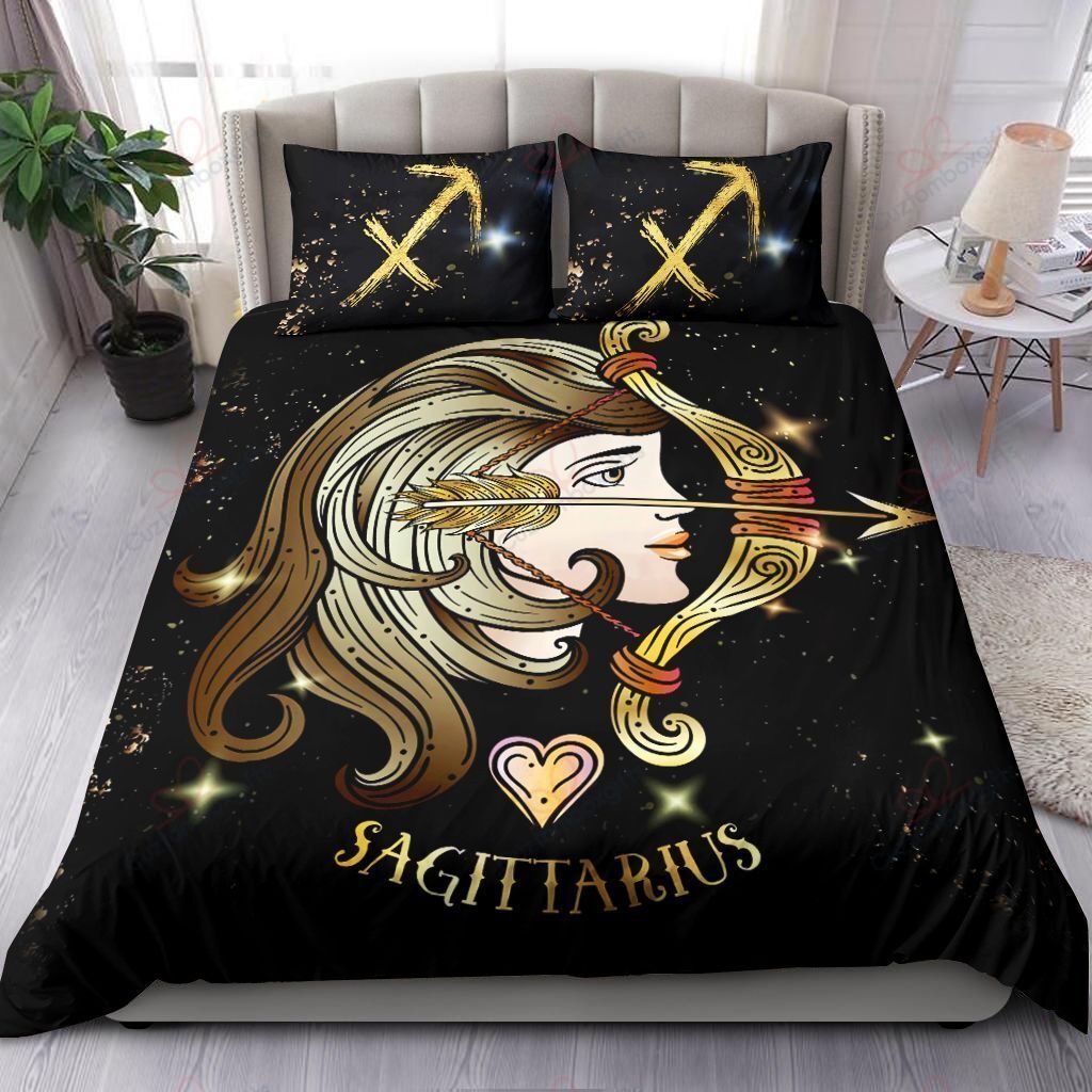 Sagittarius Zodiac Bedding Set Bed Sheets Spread Comforter Duvet Cover Bedding Sets