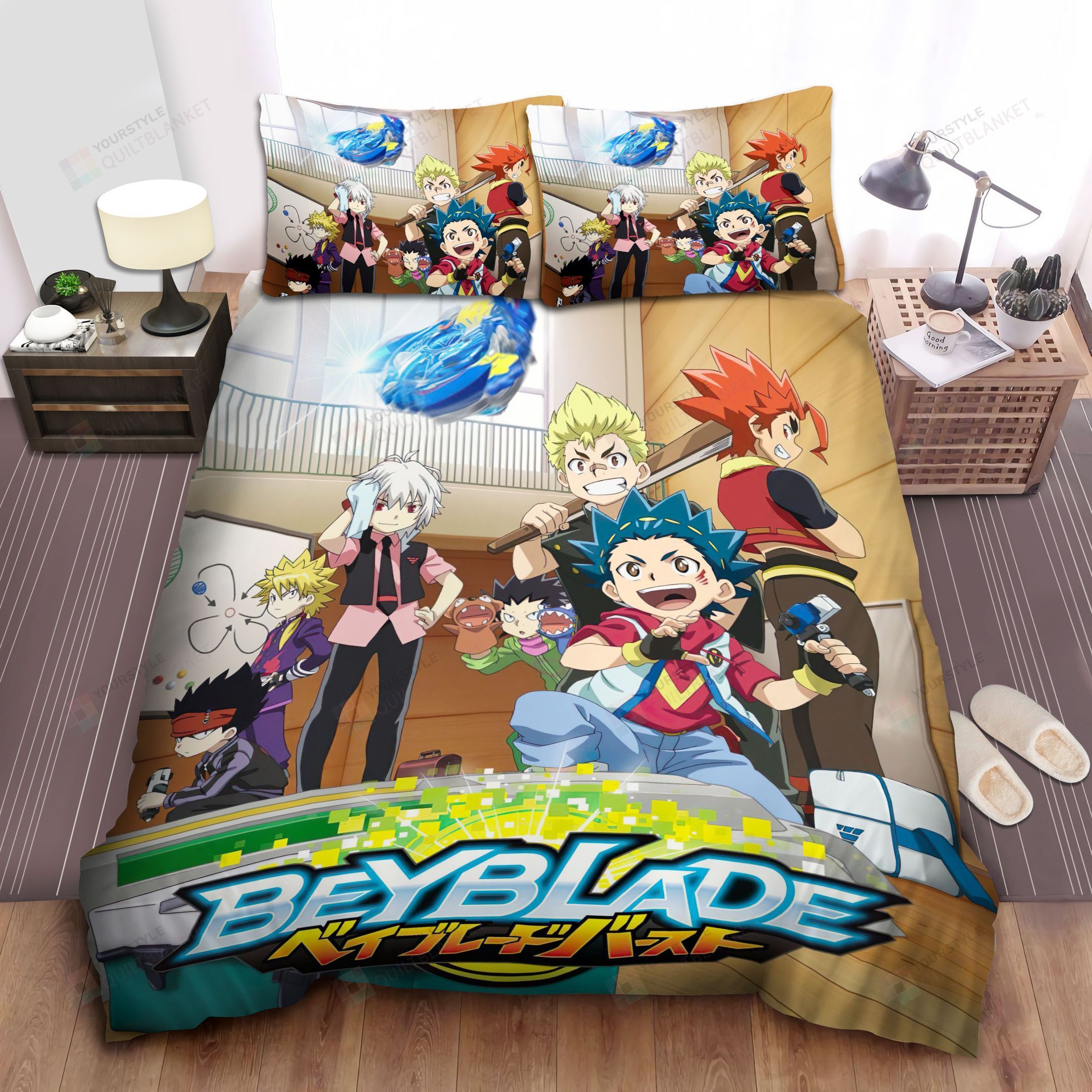 Beyblade Bed Sheets Spread Comforter Duvet Cover Bedding Sets