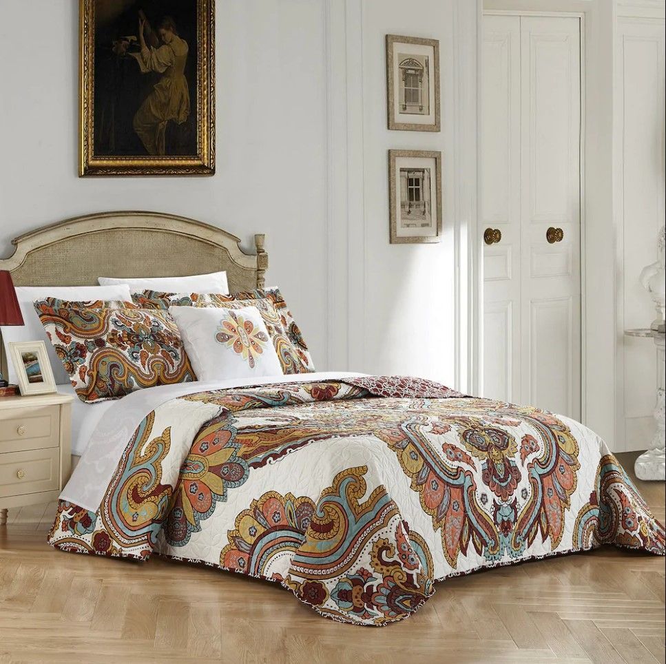 Ember Cotton Bed Sheets Spread Comforter Duvet Cover Bedding Sets