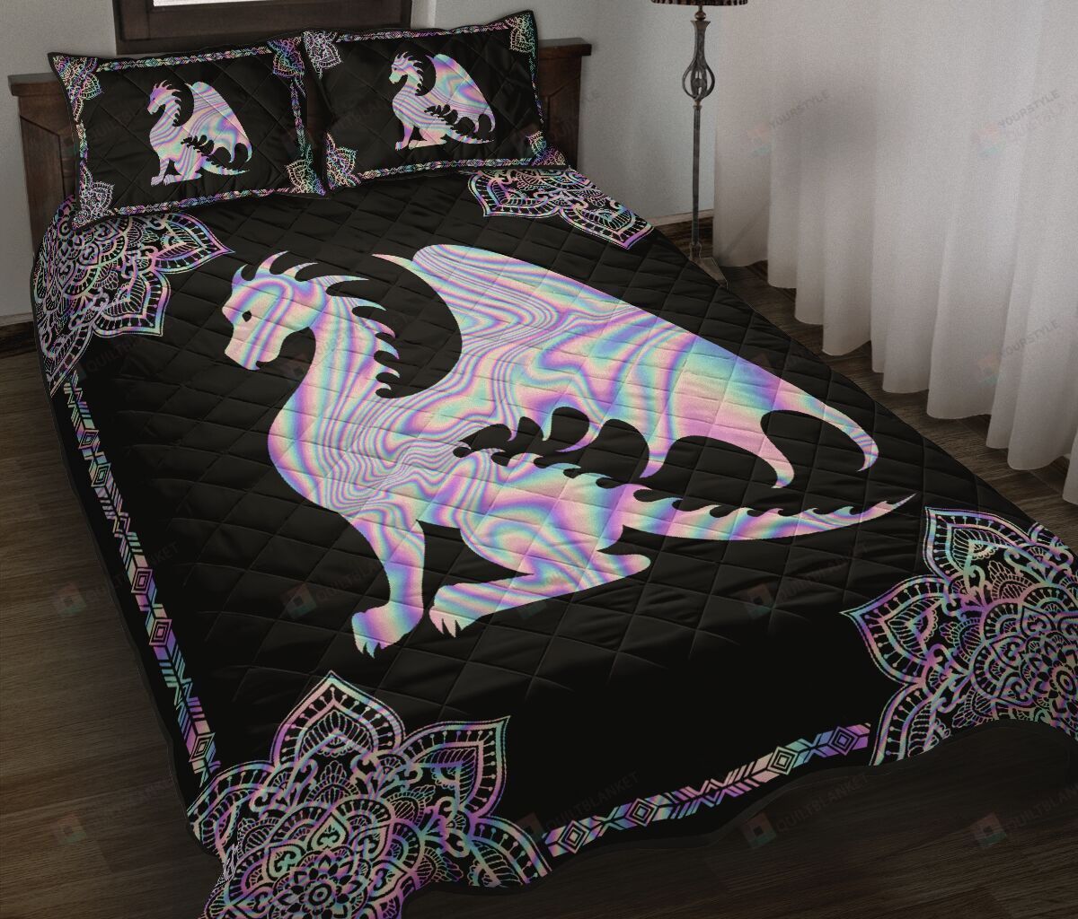 Dragon Quilt Bedding Set