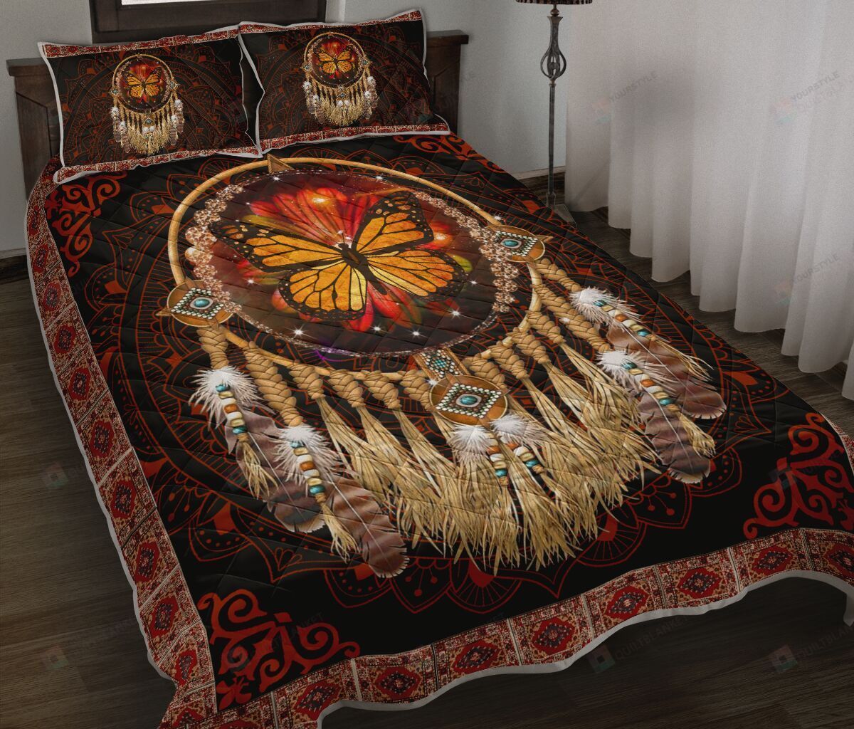 Butterfly Dreamcatcher Quilt Bedding Set