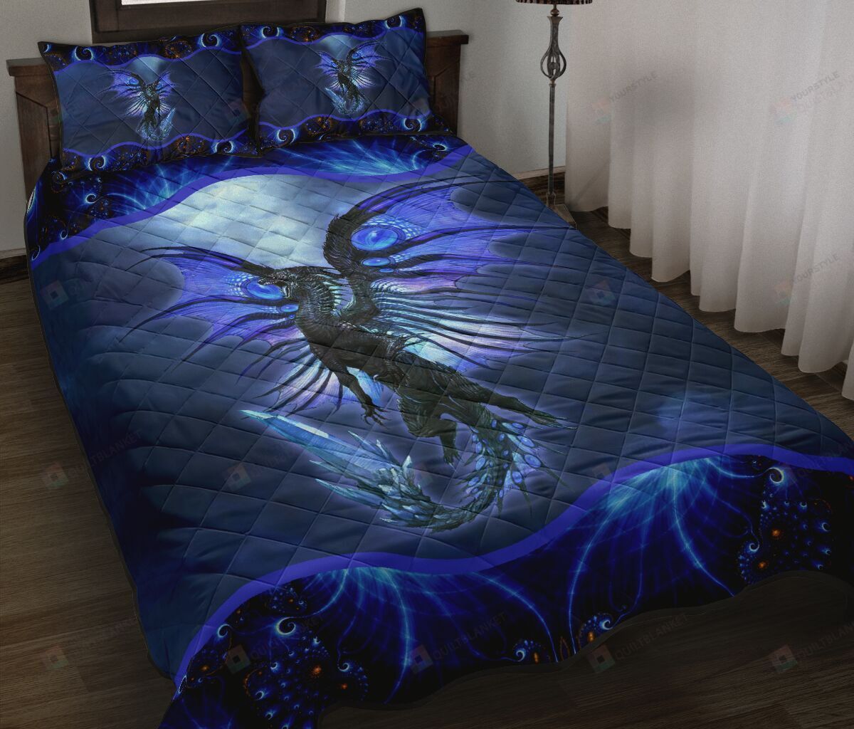 Dragon Quilt Bedding Set