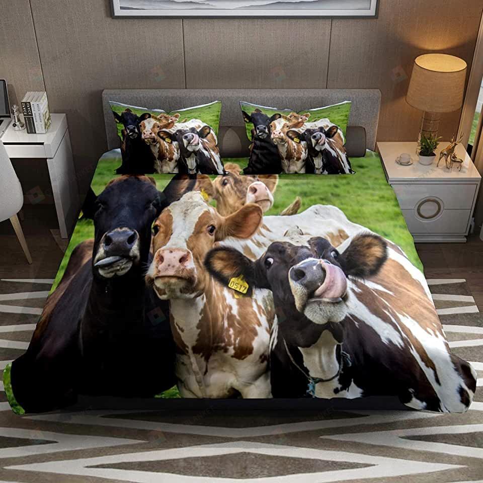 Cows Bedding Set Bed Sheets Spread Comforter Duvet Cover Bedding Sets