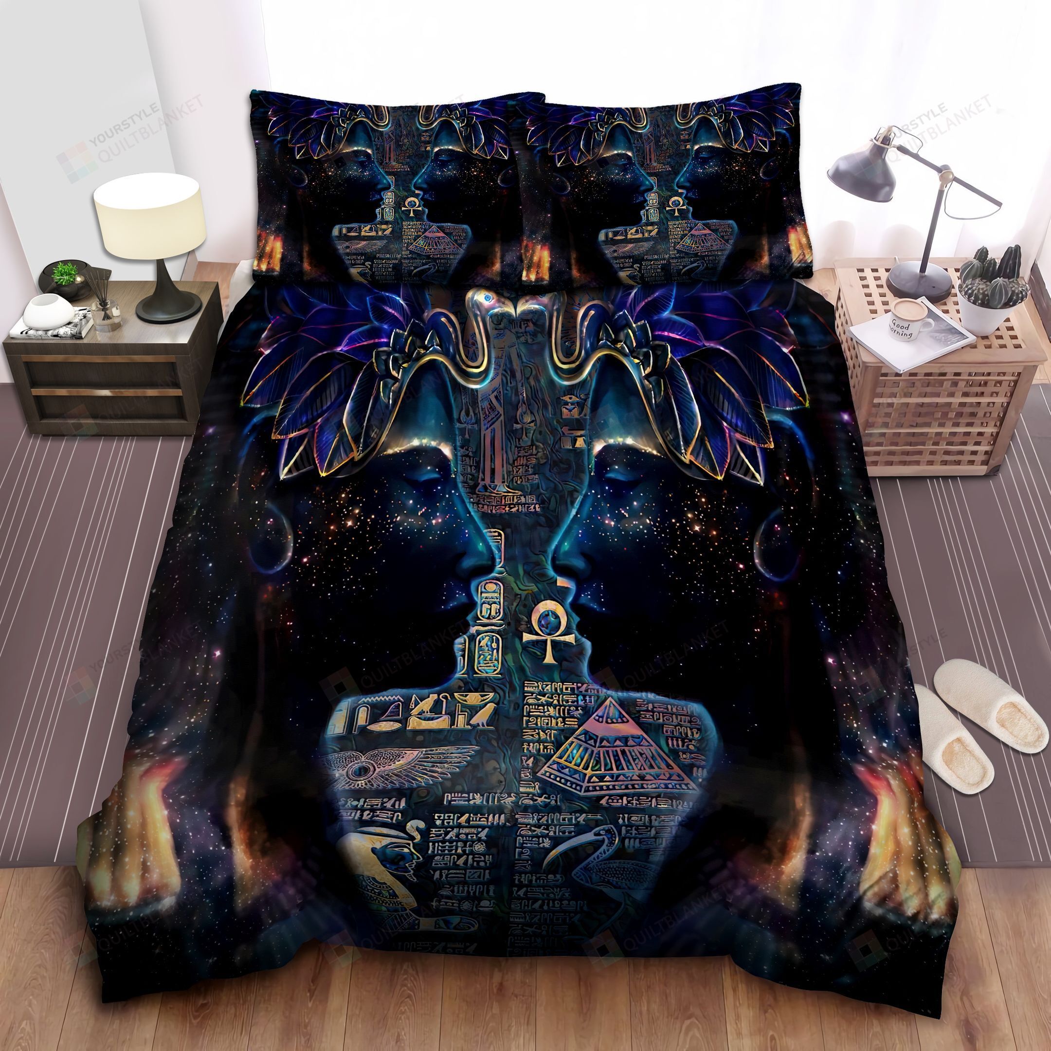 Ancient Egyptian Nekhbet Bedding Duvet Cover Bedding Set