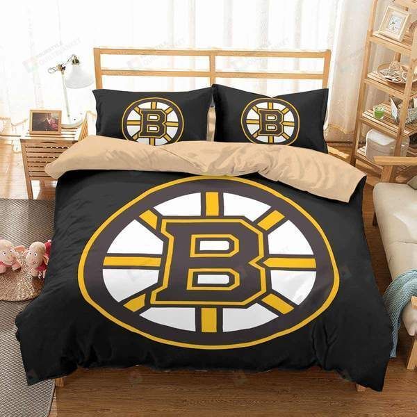 3d Customize Boston Bruins Bedding Set Duvet Cover