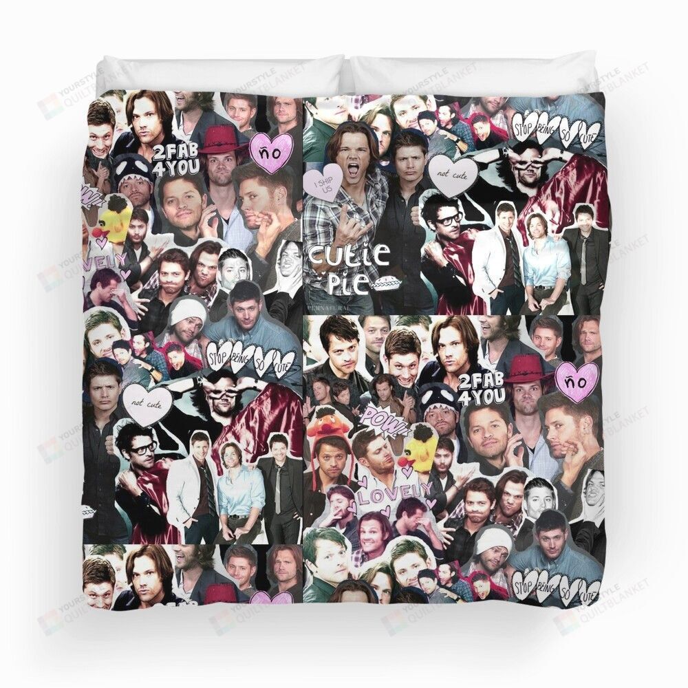 Supernatural Collage Duvet Cover Bedding Set