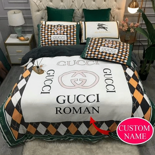 Gucci Custom Name Gc Ver 9 Luxury Bedding Sets Quilt Sets Duvet