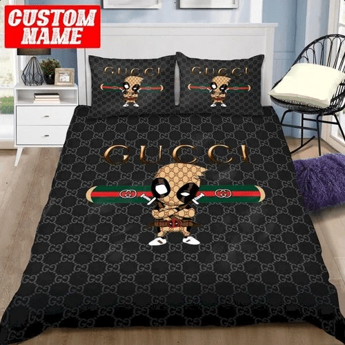 Gucci Deathpool Luxury Bedding Sets Quilt Sets Duvet Cover Bedroom