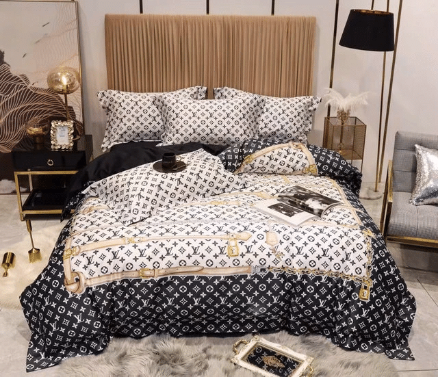 Lv Luxury Brand Lv Type 86 Bedding Sets Quilt Sets