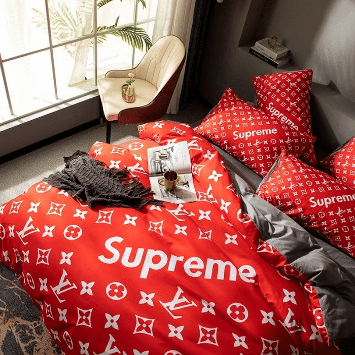 Lv S U P R E M E Luxury Brand Type 02 Bedding Sets Quilt Sets