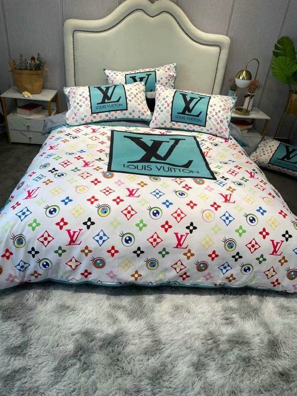 Lv Luxury Brand Lv Type 50 Bedding Sets Quilt Sets