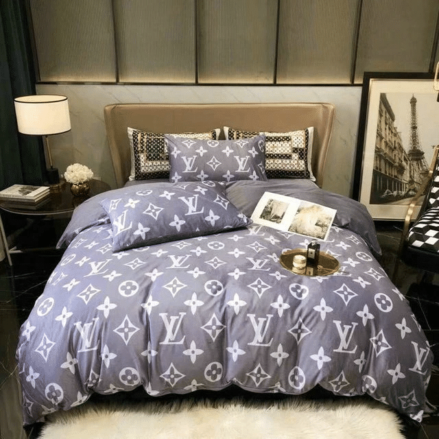 Lv Luxury Brand Lv Type 70 Bedding Sets Quilt Sets