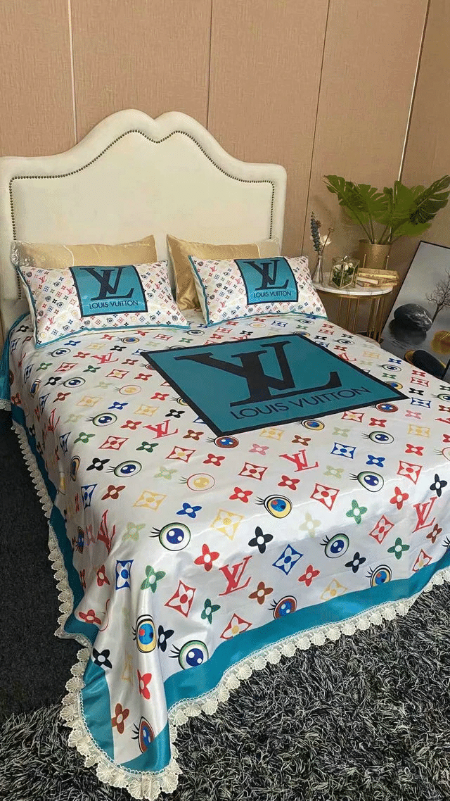 Lv Luxury Brand Lv Type 95 Bedding Sets Quilt Sets