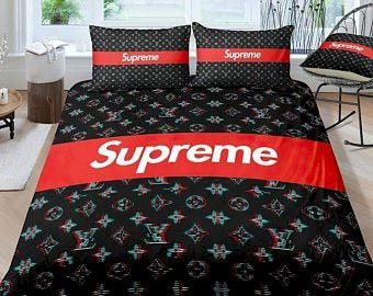 Luxury Lv S U P R E M E 02 Bedding Sets Quilt Sets Duvet Cover