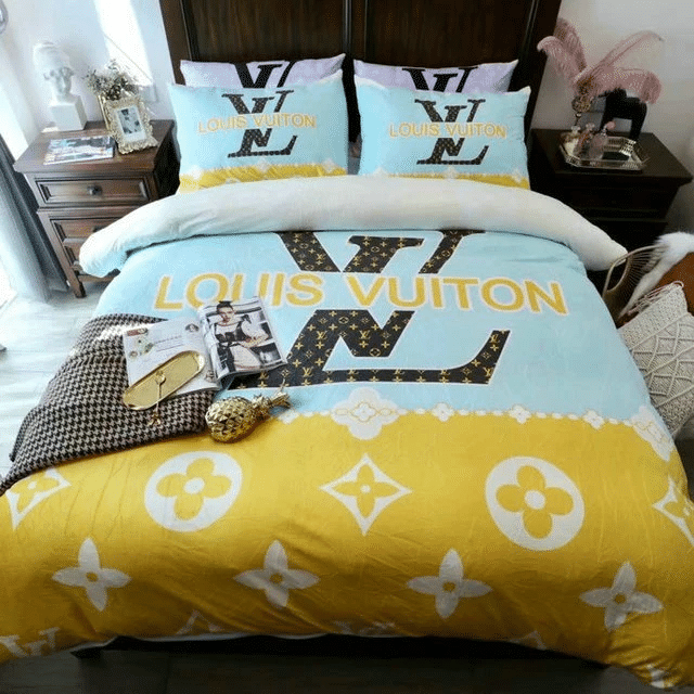 Lv Luxury Brand Lv Type 72 Bedding Sets Quilt Sets