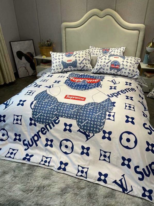 Lv Luxury Brand Lv Type 117 Bedding Sets Quilt Sets