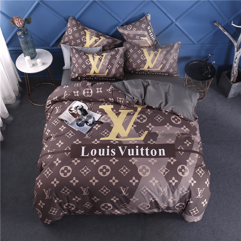 Lv Luxury Brand Lv Type 155 Bedding Sets Quilt Sets
