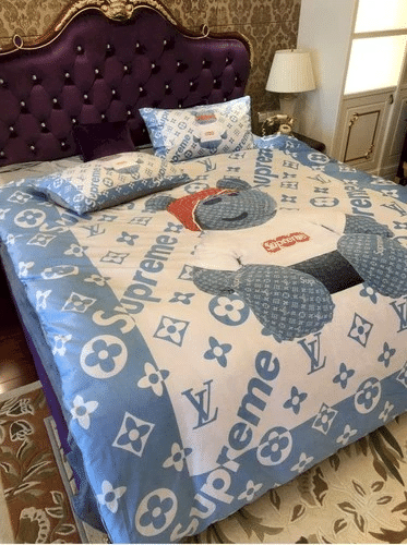 Luxury Lv S U P R E M E 05 Bedding Sets Quilt Sets Duvet Cover