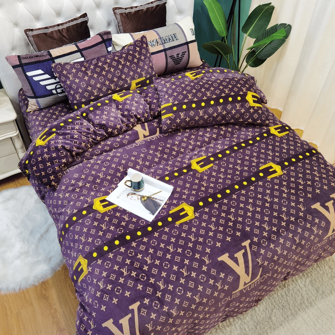 Lv Luxury Brand Lv Type 131 Bedding Sets Quilt Sets