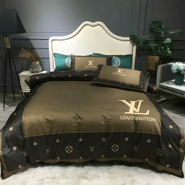 Lv Luxury Brand Lv Type 80 Bedding Sets Quilt Sets