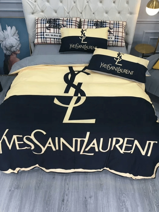 Ysl Yves Saint Laurent Luxury Brand Type 04 Bedding Sets