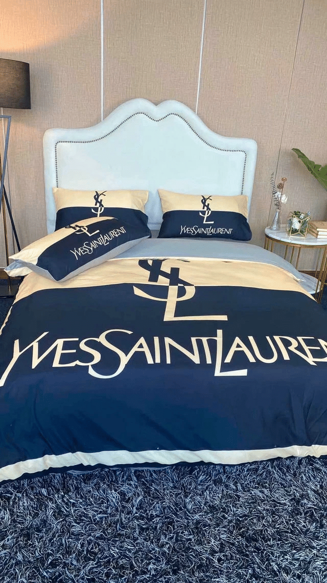 Ysl Yves Saint Laurent Luxury Brand Type 06 Bedding Sets