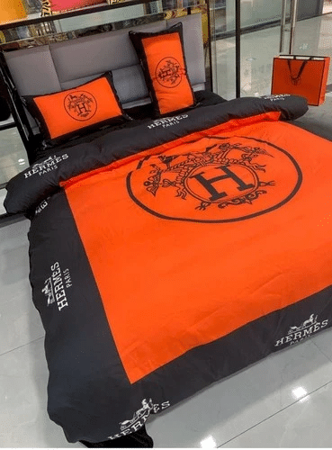 Hermes 08 Bedding Sets Duvet Cover Bedroom Quilt Bed Sets