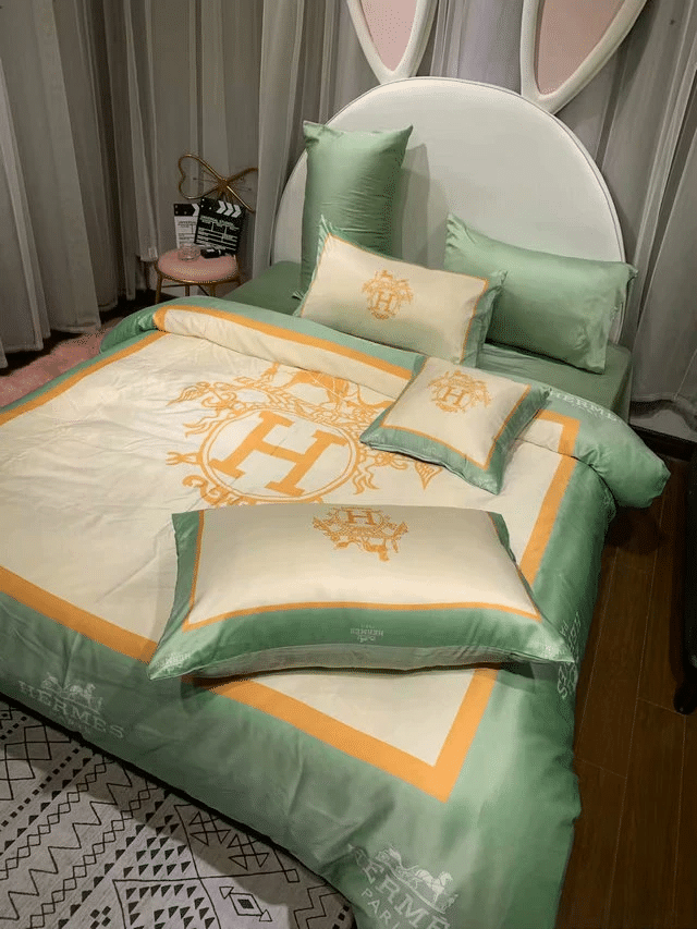 Hermes Paris Luxury Brand Type 60 Hermes Bedding Sets Quilt