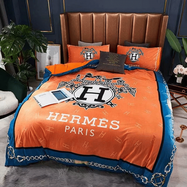 Hermes Paris Luxury Brand Type 51 Hermes Bedding Sets Quilt