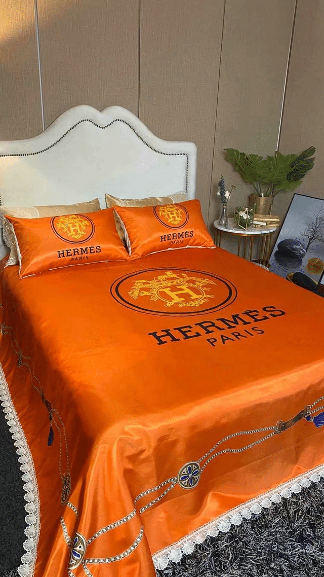 Hermes Paris Luxury Brand Type 58 Hermes Bedding Sets Quilt