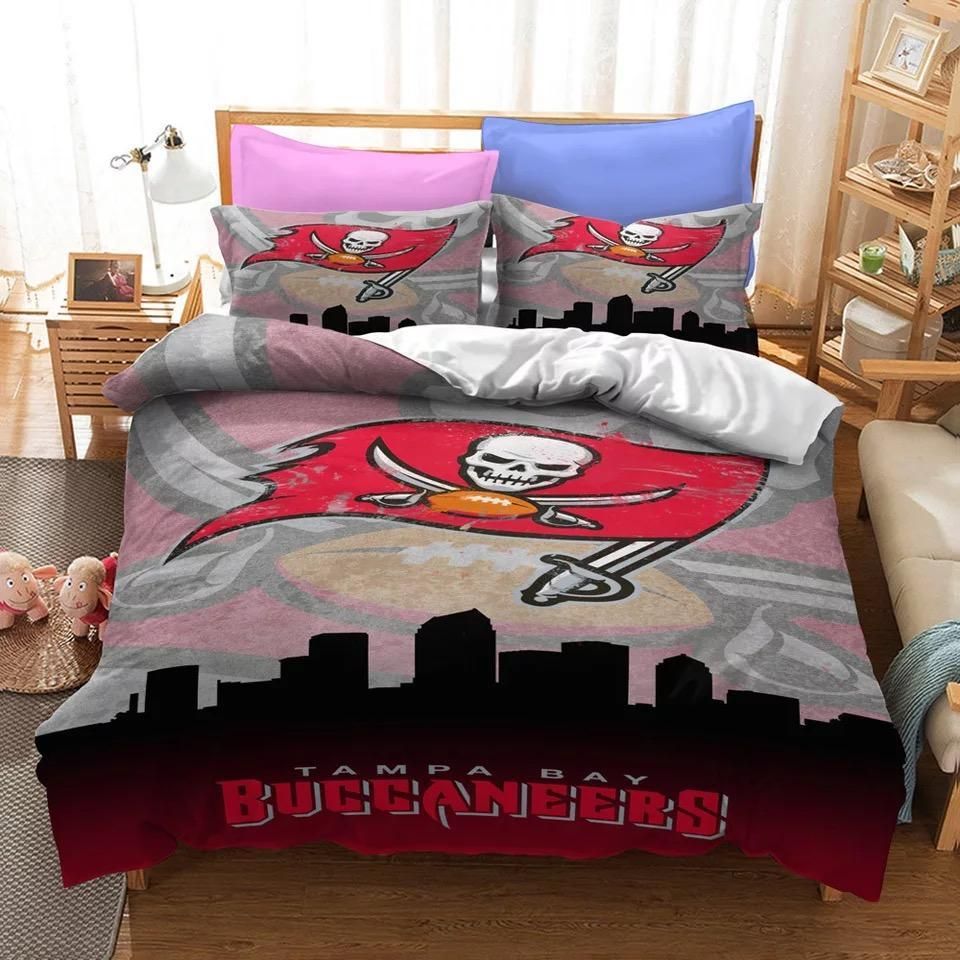 Tampa Bay Bccaneers Nfl 27 Duvet Cover Pillowcase Bedding Sets