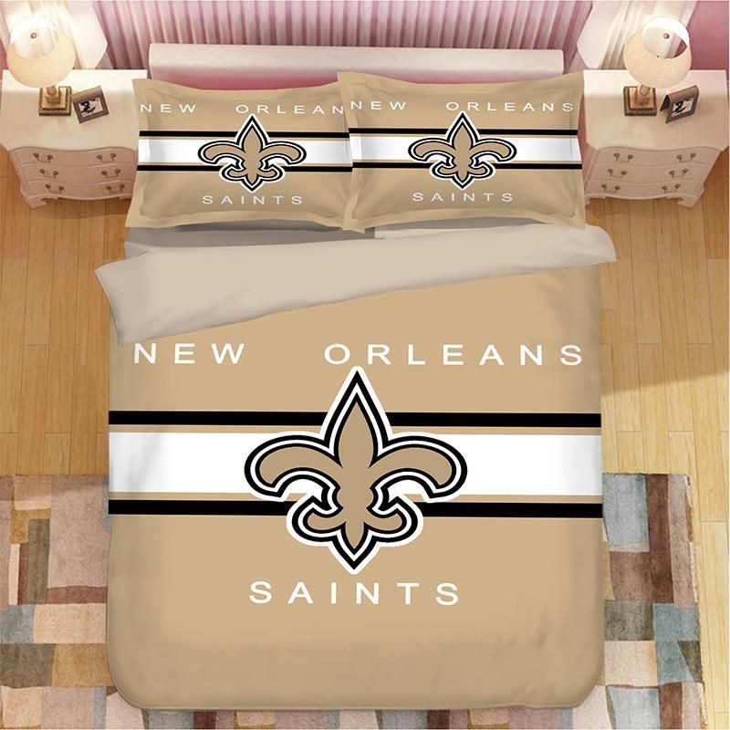 New Orleans Saints Nfl 4 Duvet Cover Pillowcase Bedding Sets