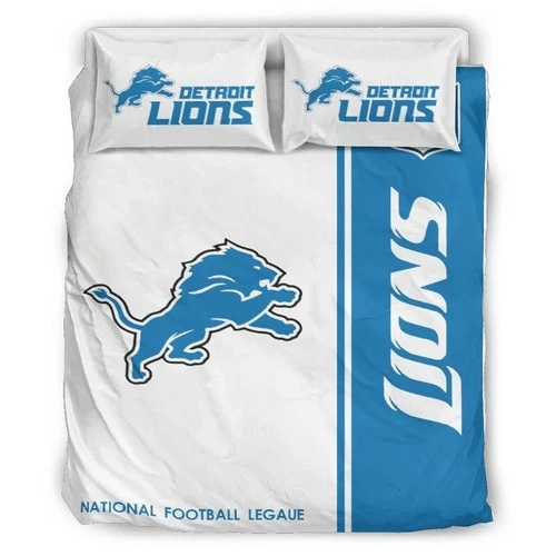 Nfl Detroit Lions Customize Bedding Sets Duvet Cover Bedroom Quilt