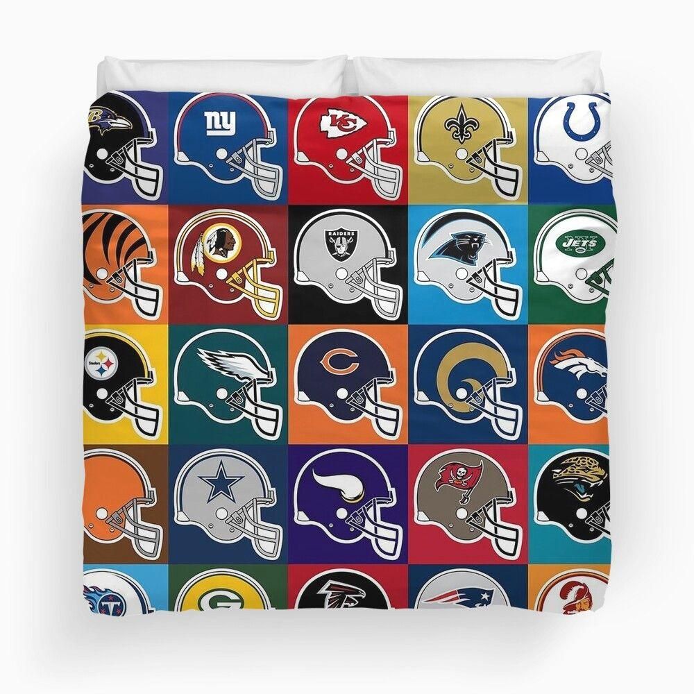 Nfl American Football Teams 8217 Helmets Bedding Sets For Fans 8211