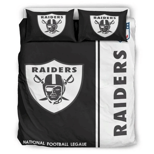Nfl Oakland Raiders Customize Bedding Sets Duvet Cover Bedroom Quilt