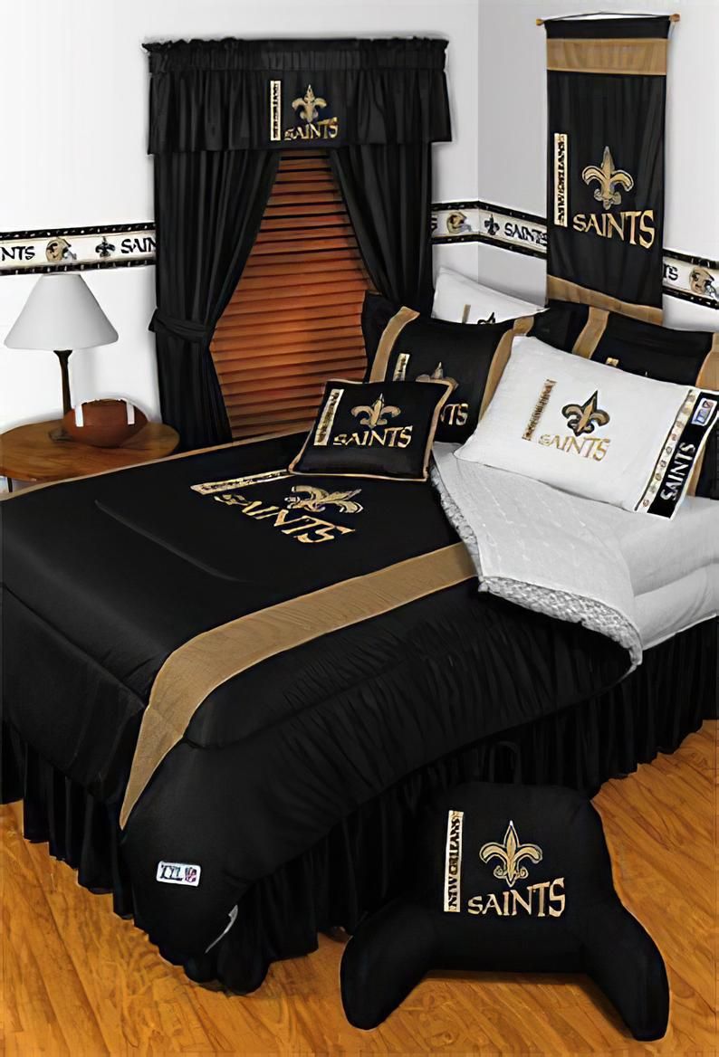 Nfl Bedding Orleans Saints Logo Bedding Sports Bedding Sets Bedding