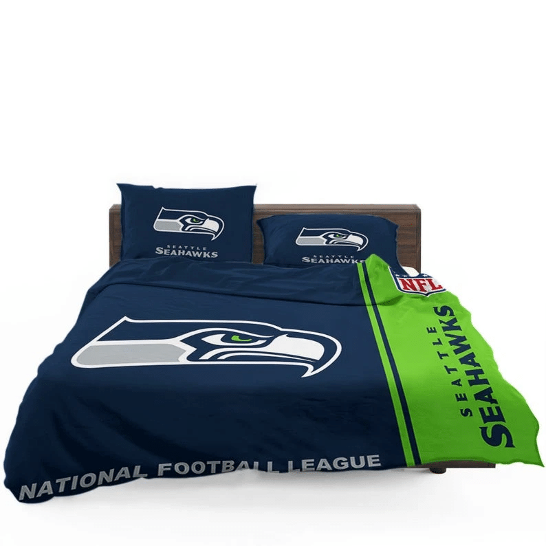 Seattle Seahawks Nfl Custom Bedding Sets Rugby Team Cover Set