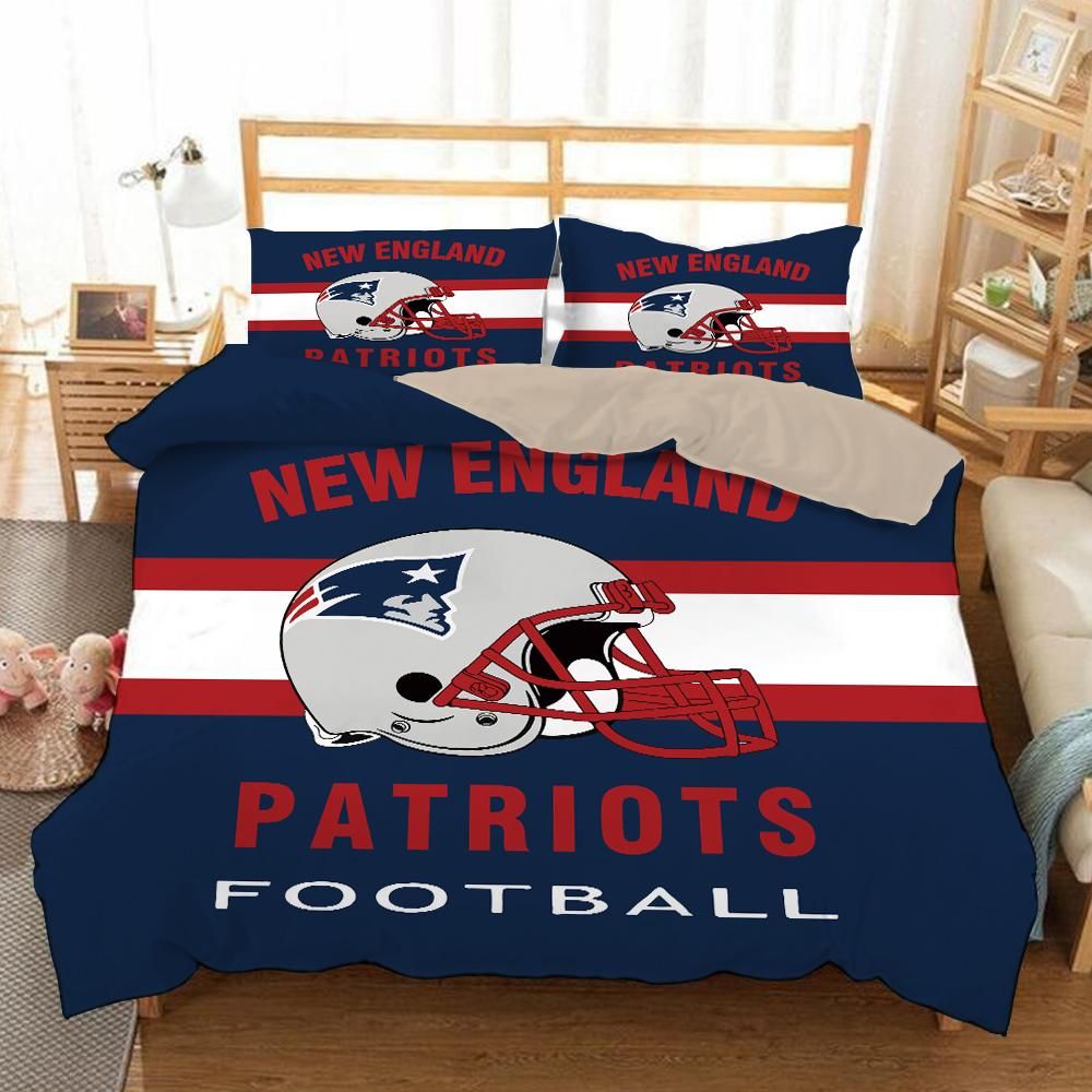 New England Patriots Nfl 21 Duvet Cover Quilt Cover Pillowcase