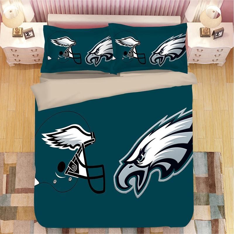 Philadelphia Eagles Nfl 20 Duvet Cover Pillowcase Bedding Sets Home