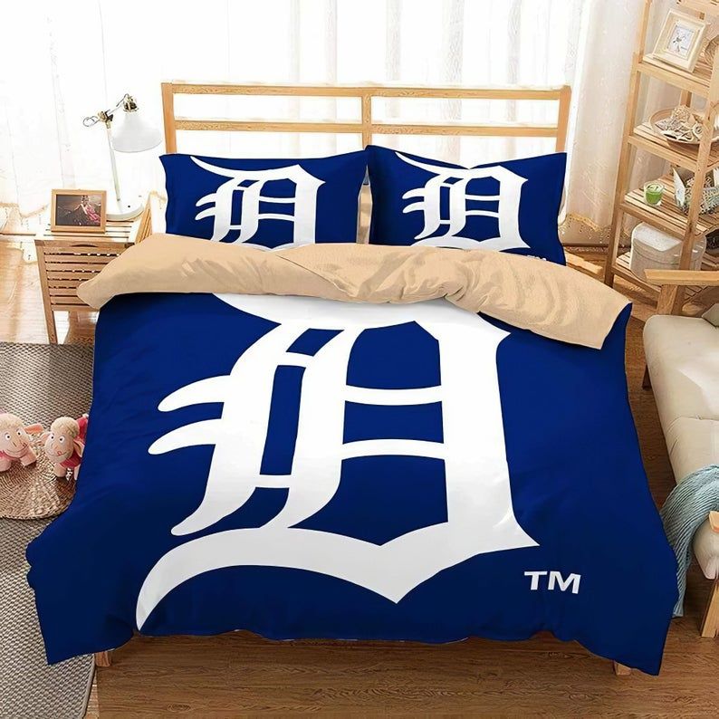 Detroit Tigers Nfl Custom Bedding Sets Baseball Team Cover Set