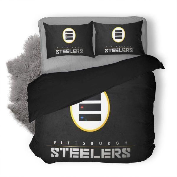Nfl Pittsburgh Steelers Duvet Cover Bedding Set Quilt Bed Sets