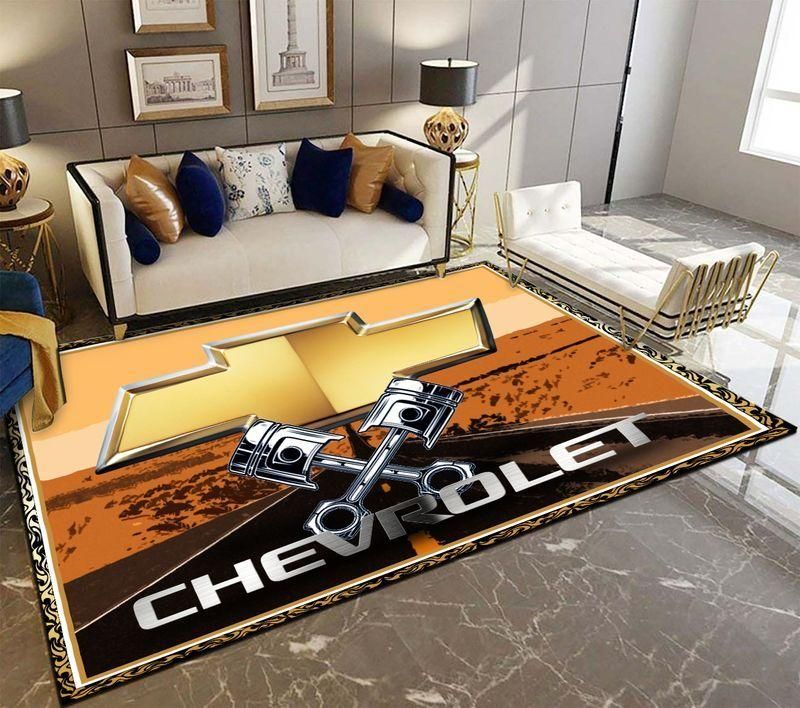 Rectangle Rug Chevrolet Rug For Living Room Rug Floor Home Decor - Indoor Outdoor Rugs