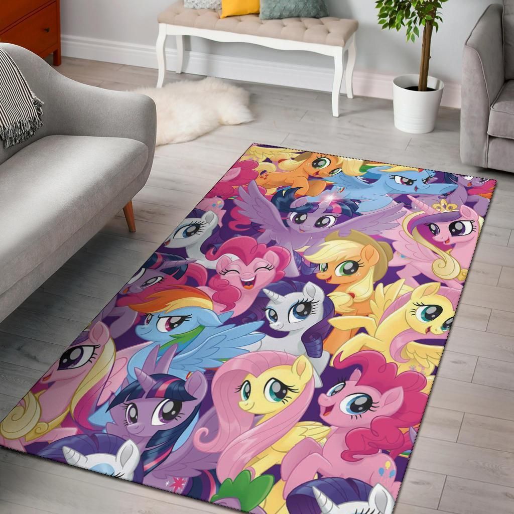 My Little Pony Area Rug Unicorn Rug For Bedroom Home Decor Floor Decor - Indoor Outdoor Rugs